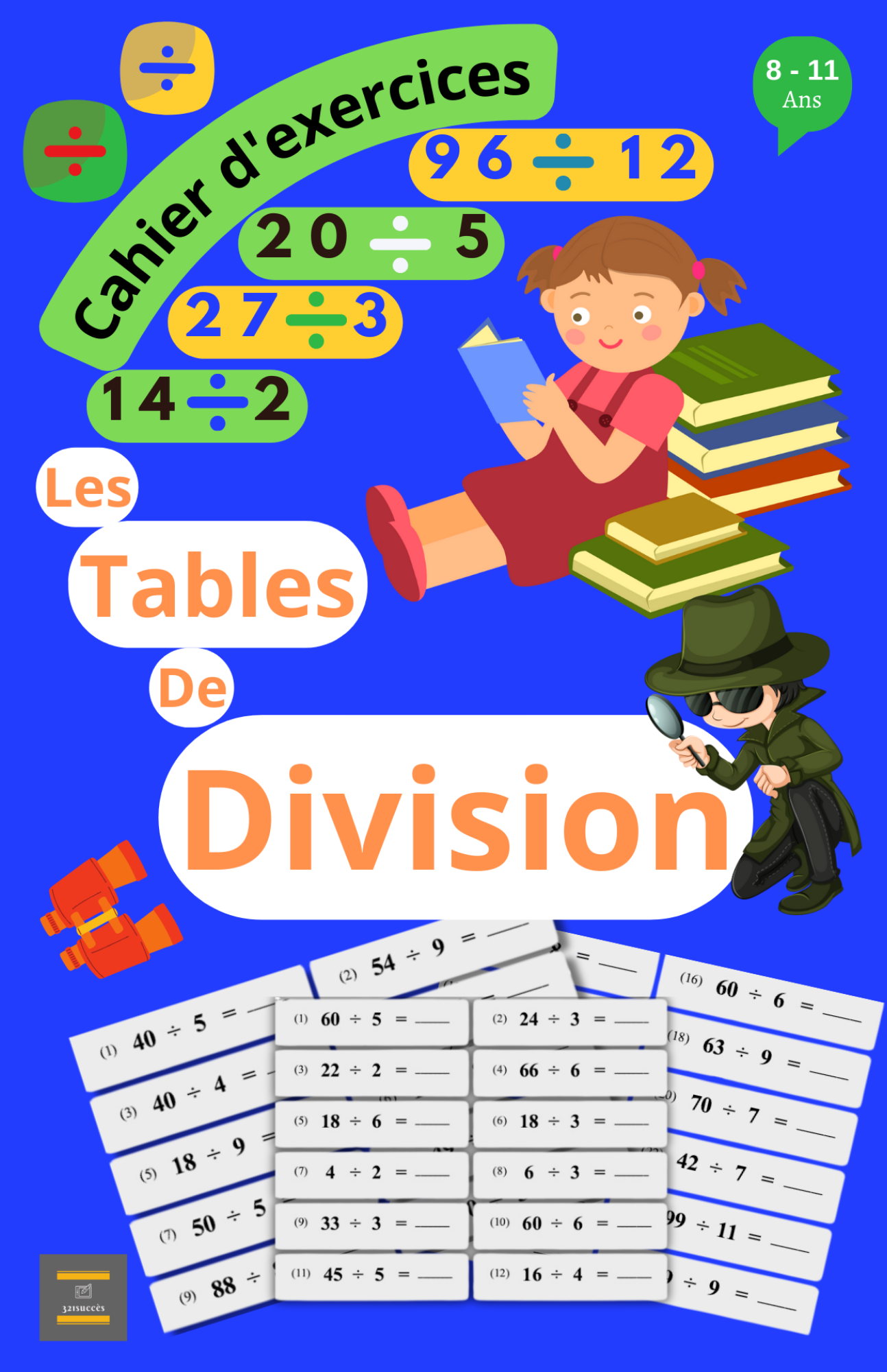 Les Tables De Division - Cahier d'exercices - Format Papier 5,5 X 8,5 po