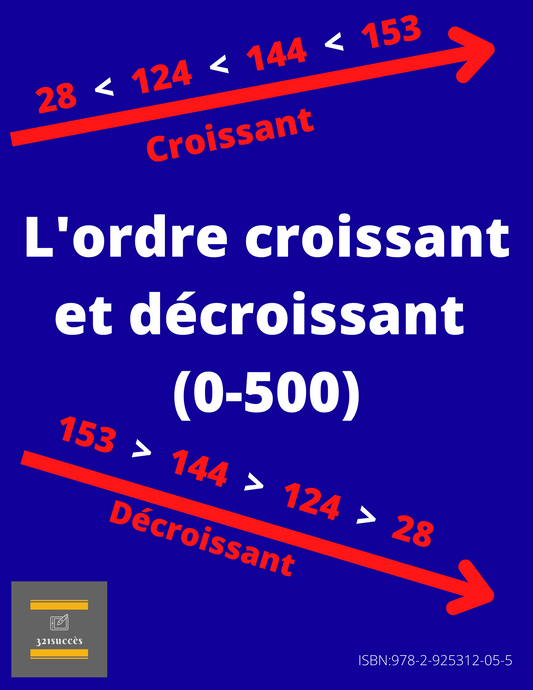 L'ordre croissant et décroissant (0-500) - PDF