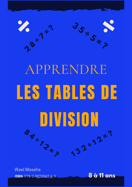 Apprendre les tables de division - PDF