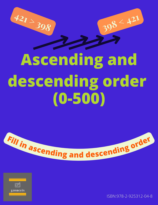 Ascending and descending order (0-500)