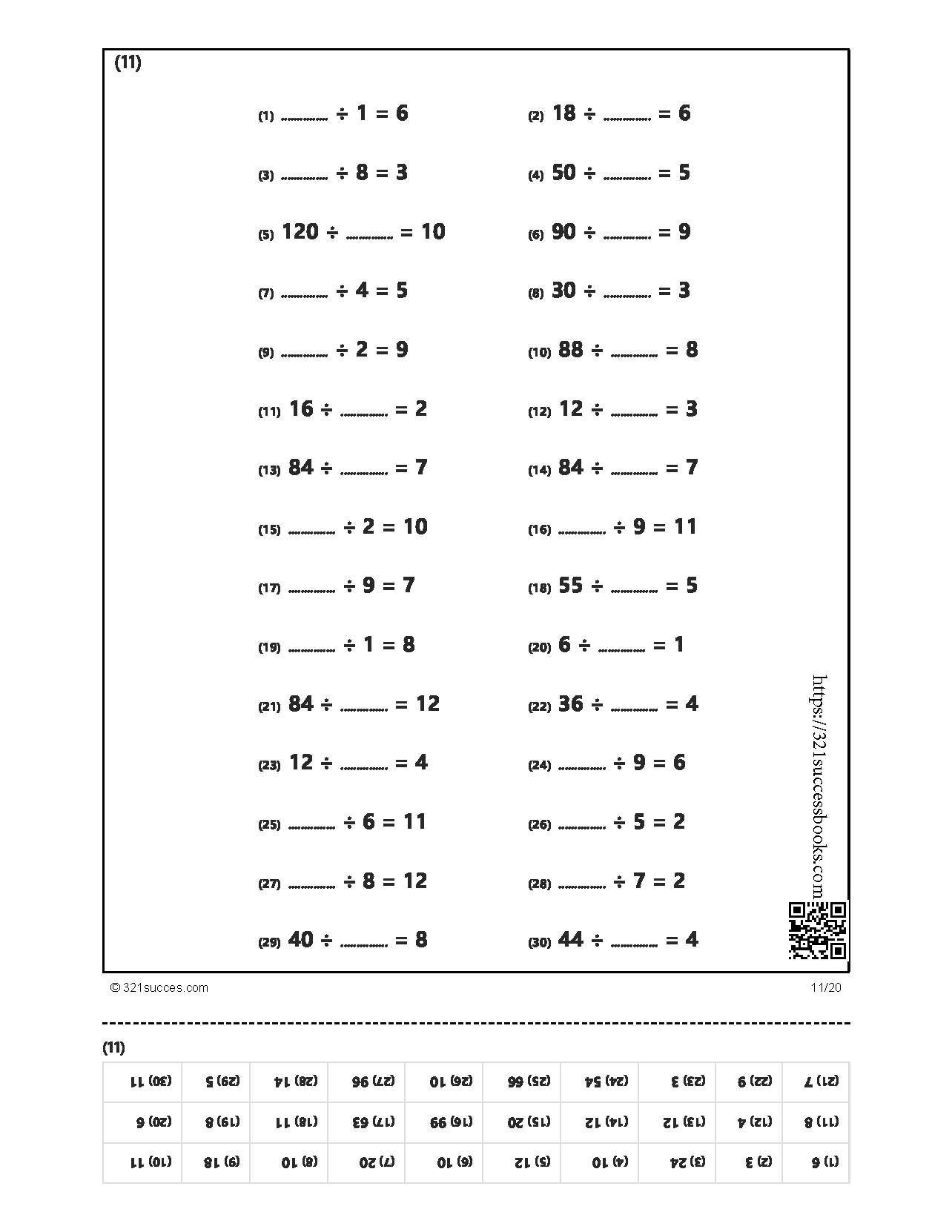 Find the missing number in a division equation